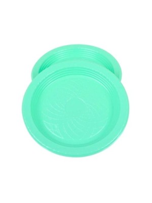 Prato Descartável Raso 15cm Sobremesa Verde Candy