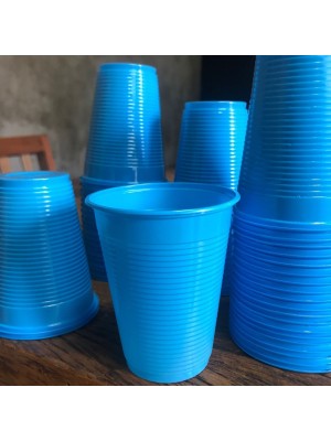 Copo Descartavel 200ml Com 50 unidades Azul Claro