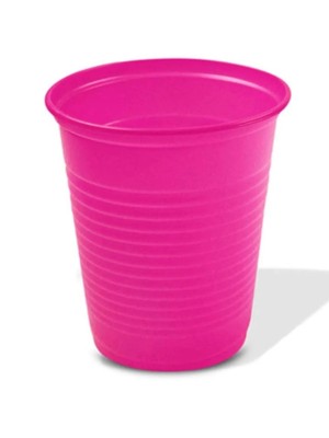Copo Descartavel 200ml Com 50 unidades Rosa Pink