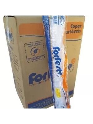 Copo Plastico Descartavel Translucido com 300ml 50 unidades