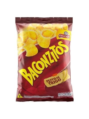 Salgadinho de Bacon Baconzitos Elma Chips 86G