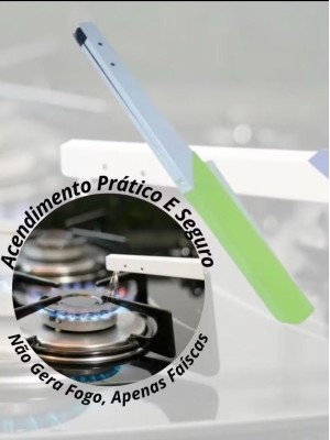 Acendedor De Fogão Com Botão De Aperta Lume / Naxo Pratico Promoção