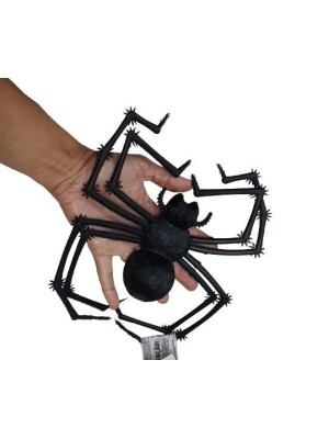 Aranha Viuva Negra de Plastico Decoração Halloween