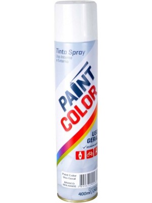Tinta Spray Uso Geral 250ml Branco Brilhante 