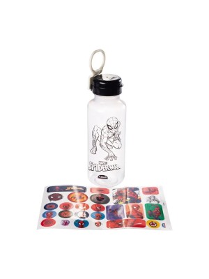 GARRAFA FUN 600ML ABRE FACIL HOMEM-ARANHA