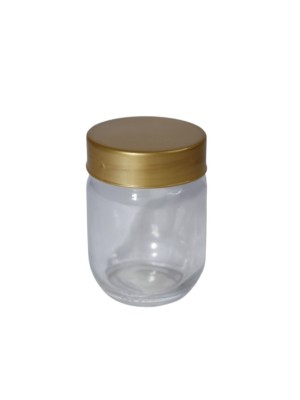 Pote de Vidro Clean 120ml para Condimentos com Tampa
