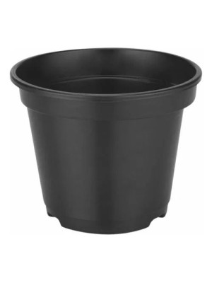 Vaso de Plantio P13 Preto Plástico Resistente para Jardins, Hortas e Paisagismo