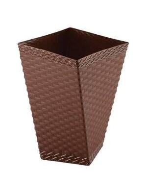 Vaso Twister Rattan Mini 1L Palha Delicadeza e Versatilidade para Plantas Pequenas