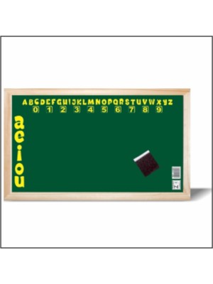 Quadro Negro Infantil Lousa Verde 30x60cm MDF
