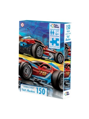 Quebra-Cabeça Fast Machine 150 Peças Pais & Filhos – Educativo Infantil de Corrida