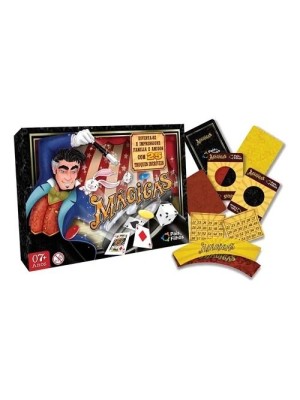 Jogo Mágicas Pais & Filhos – Kit Infantil com Truques de Ilusionismo Educativo