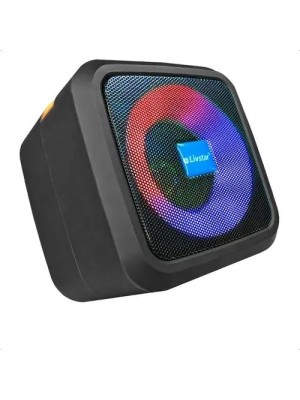 Rádio Bluetooth S-12 RGB Portátil com FM e Entradas USB/SD