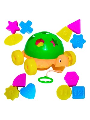 Turtle Didactive Rede Pica-Pau Brinquedo Educativo 13 Pecas