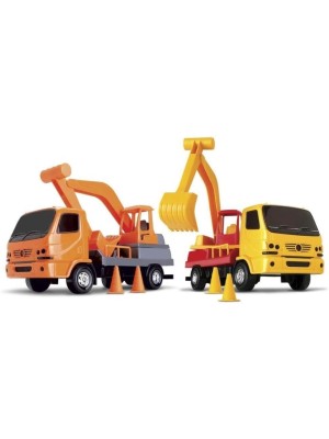 Caminhão Ultra Truck Obras Brinquedo Infantil Caminhão de Construção Resistente Educativo para Crianças