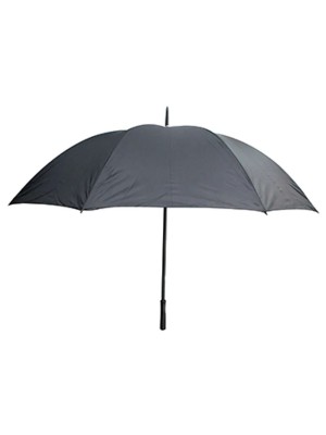 Guarda-Chuva Cabo Reto Preto Automático 8 Varetas 60cm Resistente Compacto e Prático para Proteção em Dias de Chuva