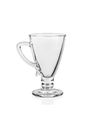 Taça de Vidro para Cappuccino 120ml – Elegante e Ideal para Cafés Especiais