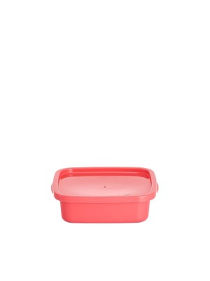 Pote Quadrado Volare 820ml Color com Tampa Plástica Marmita Freezer Micro-ondas Lava-louças Armazenar Alimentos