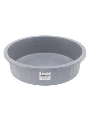 Bacia Canelada Color 5,5 Litros Plástica Resistente para Cozinha, Lavanderia e Uso Doméstico – Leve, Versátil e Fácil de Limpar