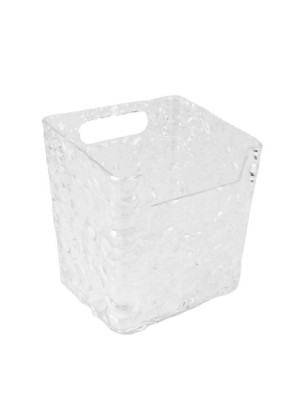 Cesto Multiuso 10x8,5x10,5cm em Plástico Resistente para Organização de Casa, Escritório e Banheiro