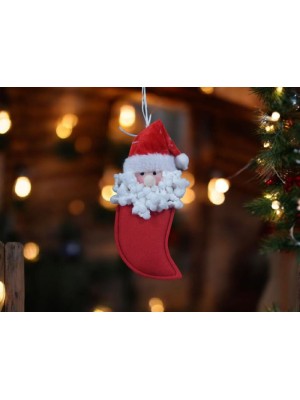 Boneco Natalino 13cm em Poliéster Wincy – Enfeite para Árvore de Natal