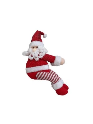 Boneco de Cortina Natalino 20x37cm – Enfeite Decorativo de Natal Temático para Janelas e Salas