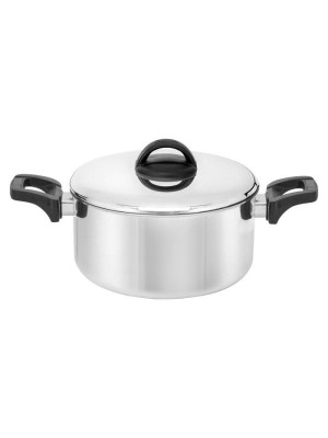 Caçarola Polida N20 32x21x8,5cm em Alumínio Brilhante  – Ideal para Cozinhar Arroz, Molhos e Ensopados