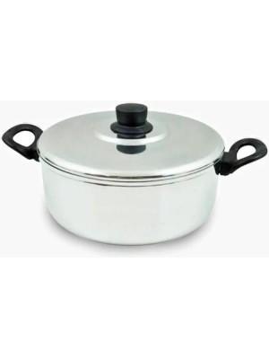 Cacarola Brisa N°20 Polida 3,35L Alubril – Panela de Alumínio Brilhante, Durável e Eficiente para o Dia a Dia