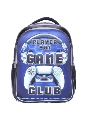 Mochila Infantil 3D Gamer Estampa Vídeo Game Player #01 – Modelo Espaçoso e Resistente