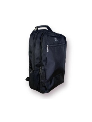 Mochila laptop c/ cabo de aço na alça, bolso frontal, compartimento acolchoado p/ notebook até 15.6”