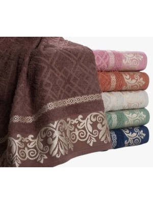 Toalha de Rosto Açores 90x50cm 176g Cinza Caki Macia e Alta Absorção