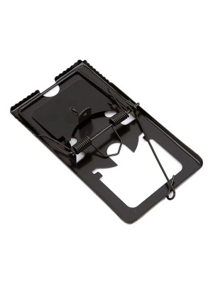 Ratoeira Pequena 11,5x6cm em Metal com Mola Reforçada para Captura Eficiente de Camundongos e Roedores
