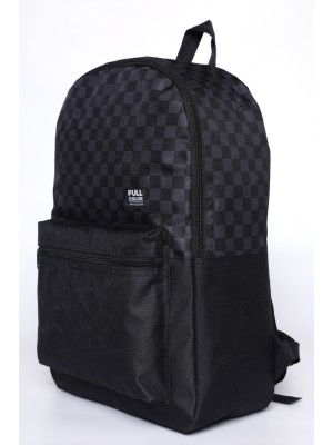 Mochila Juvenil Masculina Full Color 30x12x45cm Xadrez – Resistente, Leve e Ideal para Escola ou Uso Diário