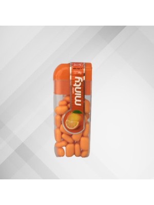 Pastilha Mini Minty 14g Laranja Docile – Pastilhas Refrescantes Frutadas e Crocantes para Hálito Fresco