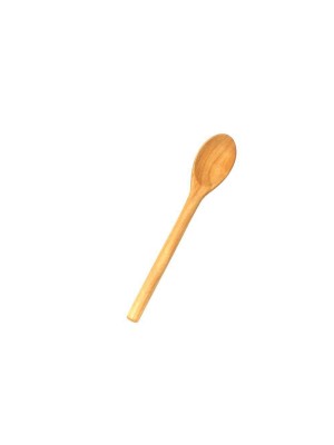 Colher de Madeira 34cm – Utensílio de Cozinha Sustentável em Madeira Natural para Mexer, Misturar e Servir Alimentos