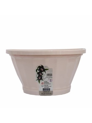 VASO DE PAREDE G C/PRATO PALHA UNINJET