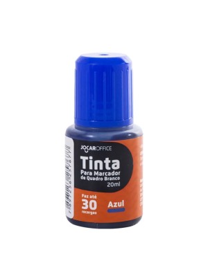 TINTA P/ MARCADOR PERMANENTE 20ML AZUL UN.