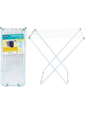 VARAL DE CHÃO BRANCO AÇO SLIM UN.