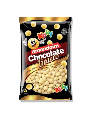 AMENDOIM SABOR CHOCOLATE BRANCO 150G UN. KUKY