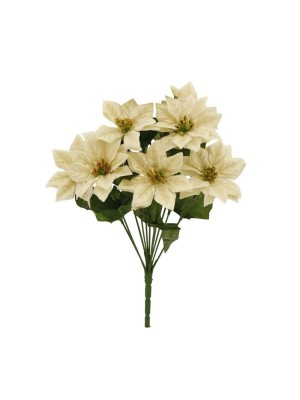 FLOR ARTIFICIAL NATALINA X5 30CM UNITARIA