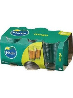 COPO GINGA 280ML DE VIDRO JOGO C/6 PECAS