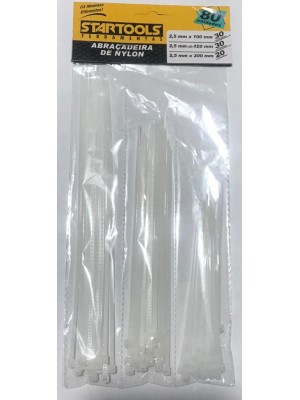 ABRAÇADEIRA NYLON BRANCA 3,6X370MM