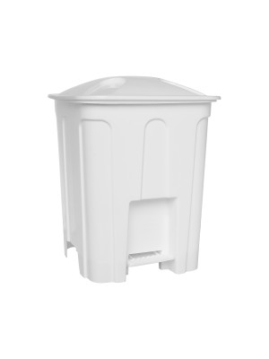 Lixeira com Pedal 15 Litros – Plástico Reforçado, Tampa com Encaixe Firme, Design Moderno, Ideal para Cozinha, Banheiro, Escritório e Lavanderia