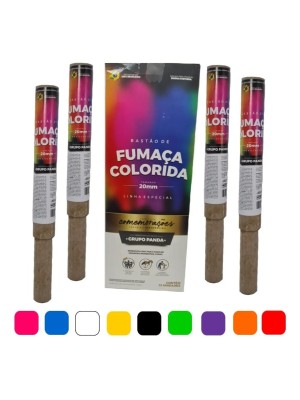 BASTÃO DE FUMAÇA VIOLETA 20MM CX C/12 UNDS