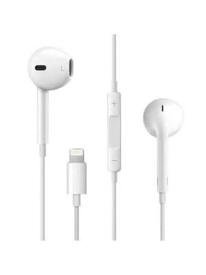 FONE DE OUVIDO COM MICROFONE IOS INTRA AURICULAR H35 LIGHTNING BRANCO UN.