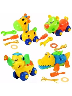 ANIMAIS MONTA E DESMONTA C/CHAVE C/21 A 25 PCS UN. WELLMIX