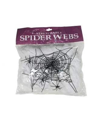 TEIA DE ARANHA HALLOWEEN BRANCA UN. ALIANCA