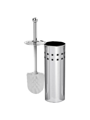 ESCOVA SANITARIA C/ ESTOJO INOX 33CM UN.