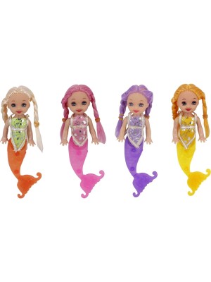 Mini Boneca Sereia Maggie Cores Variadas 