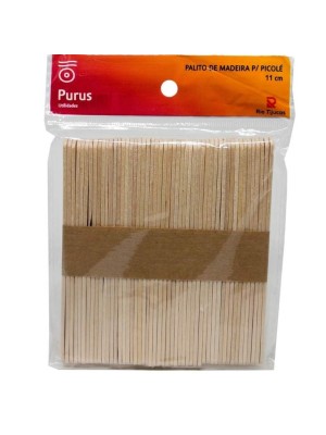 PALITO P/ PICOLE C/50PCS 1X11,5CM UN. RIO TIJUCAS