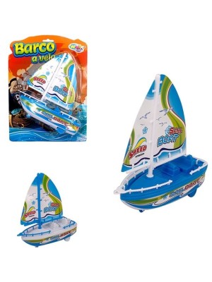 BARQUINHO A VELA FRICCAO 21X19X7CM UN.